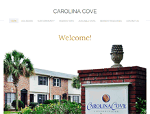 Tablet Screenshot of carolinacovehoa.com